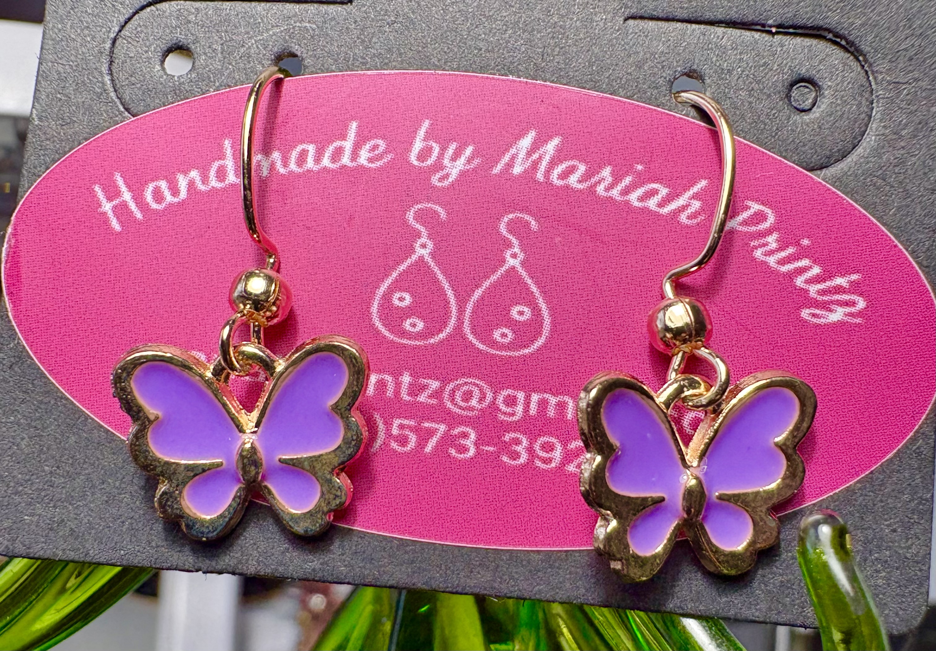 Magic lilac butterfly